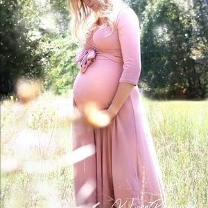 Motherbee Wrap Maternity Dress